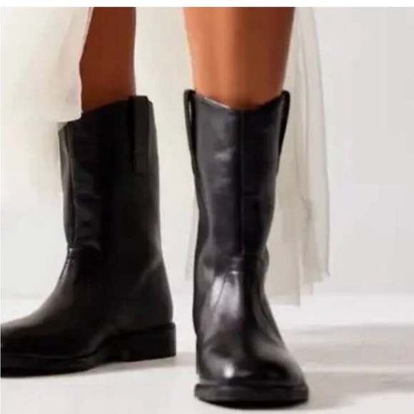 Free People Shoes - Free People Easton Equestrian Leather 10” Ankle Boots size 39/8